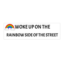 Load image into Gallery viewer, Rainbow Side Bumper Stickers, Fun Car Decal, Positive Vibe Sticker, Express Yourself, Gift for Friends, Car Accessories