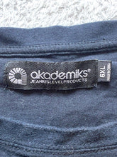 Load image into Gallery viewer, Akademiks Shirt Adult 6XL Black Jeanius Level AKDMKS Urbanwear Streetwear Mens