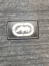 Load image into Gallery viewer, Ecko Unltd Shirt Adult Extra Large Heather Black Hoodie Rhino Brand Snaps Mens