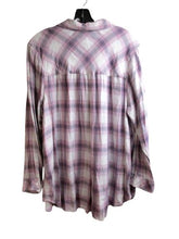 Load image into Gallery viewer, J Jill Shirt Womens Extra Large Long Sleeve  Plaid Tunic Blouse Rayon Ladies