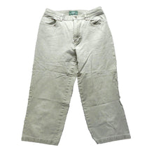 Load image into Gallery viewer, Lauren Ralph Lauren Pants Womens 8 (29x19) Straight Leg 5 Cropped Capri Ladies