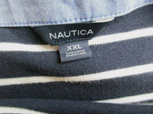 Load image into Gallery viewer, Nautica Shirt Womens 2XL XXL Elbow Sleeve Striped Flowy Blouse Casual Ladies