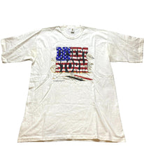 Load image into Gallery viewer, VTG Desert Storm Shirt Adult 2XL White Nightmare USA Flag Single Stitch 90s Mens