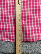 Load image into Gallery viewer, Brooks Brothers 346 Shirt Adult 16.5 4/5 Pink Checkered Slim Fit Non Iron Mens