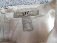 Load image into Gallery viewer, Banana Republic Dress Womens 4 White Back Zip Cocktail Rayon Sheath Casual Lady