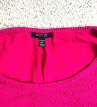 Load image into Gallery viewer, Apt 9 Shirt Womens 3X Hot Pink Tank Split Lined Blouse Overlay Plus Ladies