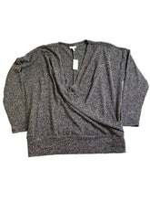 Load image into Gallery viewer, Maurices Shirt Womens Extra Large Black Wrap Oversized Blouse Casual Ladies NWT