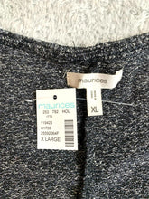 Load image into Gallery viewer, Maurices Shirt Womens Extra Large Black Wrap Oversized Blouse Casual Ladies NWT