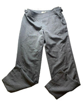 Load image into Gallery viewer, Talbots Pants Women 10 (35x31.5) Charcoal Gray Straight Leg Stretch Wool Spandex