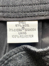 Load image into Gallery viewer, Talbots Pants Women 10 (35x31.5) Charcoal Gray Straight Leg Stretch Wool Spandex