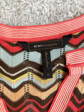 Load image into Gallery viewer, BCBG Maxazria Dress Womens Medium Rainbow Azlearedco Knit  A-Line Short Ladies