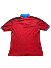 Load image into Gallery viewer, Bullock & Jones Shirt Adult Medium Red Preppy Casual Collared Golf Polo Mens