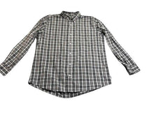 Load image into Gallery viewer, The Foundry Supply Co Shirt Adult Extra Large Tall Gray Plaid Easy Care Mens