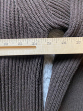 Load image into Gallery viewer, St. Johns Bay Sweater Adult Extra Large Brown 1/4 Zip Mock Neck Jumper Outerwear