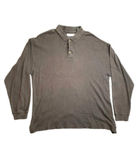 Load image into Gallery viewer, Natural Life Shirt Adult 2XL XXL Brown Rayon Blend Collared Casual Golf Polo Men