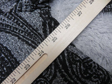 Load image into Gallery viewer, Ruby Rd Shirt Womens 1X Gray Black AOP Paisley Boho Spandex Tunic Blouse Plus