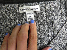 Load image into Gallery viewer, Croft & Barrow Sweater Womens 2X Gray V-Neck Cable Knit Outerwear Plus Ladies