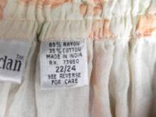 Load image into Gallery viewer, Adrian Jordan Skirt Womens 22/24 AOP Flower Boho Chic A-line Flare Rayon Ladies