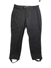 Load image into Gallery viewer, Orvis Pants Womens Large (34x24.5) Black Flat Front Tapered Capri Casual Ladies