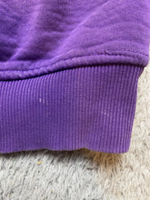 Load image into Gallery viewer, Adidas Jacket Womens Large Purple Trefoil Three Stripes Flower Hoodie Full Zip