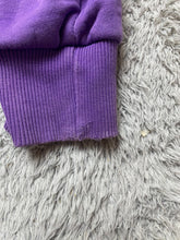 Load image into Gallery viewer, Adidas Jacket Womens Large Purple Trefoil Three Stripes Flower Hoodie Full Zip