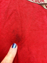 Load image into Gallery viewer, VTG America Shirt Adult Extra Large Red Freedom Forever Eagle USA Patriotic Mens