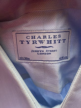 Load image into Gallery viewer, Charles Tyrwhitt Shirt Adult 16.5/36 2XL Pale Blue Button Up Casual Dress Mens