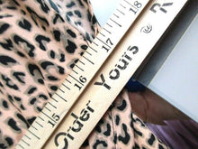 Load image into Gallery viewer, America & Beyond Cover Up Womens Medium Peach Leopard Print Kaftan Swimwear A&B