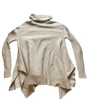 Load image into Gallery viewer, Free People Sweater Womens Extra Small Sand Lagenlook Oversized Spandex Ladies