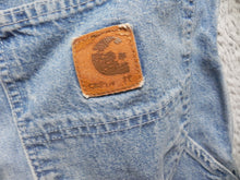 Load image into Gallery viewer, Carhartt Jeans Adult 34x32 Grunge Distressed Carpenter Denim Pants Thrashed Mens