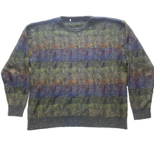 Load image into Gallery viewer, Perry Ellis Sweater Adult 2XL Textured Wool Blend Grandpa Outerwear Pullover Men