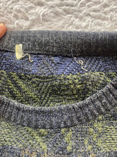 Load image into Gallery viewer, Perry Ellis Sweater Adult 2XL Textured Wool Blend Grandpa Outerwear Pullover Men