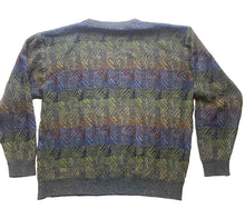 Load image into Gallery viewer, Perry Ellis Sweater Adult 2XL Textured Wool Blend Grandpa Outerwear Pullover Men