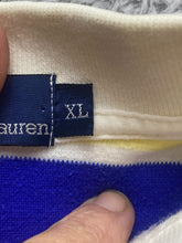 Load image into Gallery viewer, Ralph Lauren Shirt Adult Extra Large White Preppy Rugby Blue Pony Golf Polo Mens