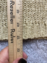 Load image into Gallery viewer, Yinier Sweater Womens Small Beige 100% Silk Open Knit Flared Sleeve Ladies