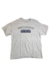 Load image into Gallery viewer, VTG SHEDD AQUARIUM Shirt Adult Large Gray Chicago Dolphin Streetwear Y2K Mens