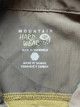 Load image into Gallery viewer, Mountain Hardwear Shirt Adult Large Gray Green Hiking Outdoor 1/4 Zip Polo Mens