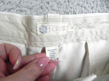 Load image into Gallery viewer, J Crew Shorts Adult 38 White Flat Front Casual Chino Outdoor 9" Inseam Mens