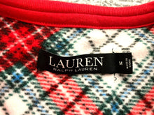 Load image into Gallery viewer, Lauren Ralph Lauren Shirt Womens Medium Pajama Top Long Sleeve Sleepwear Ladies