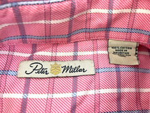 Load image into Gallery viewer, Peter Millar Shirt Adult Large Button Up Long Sleeve Casual Crown Plaid Mens