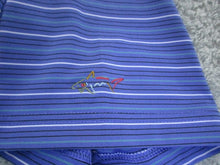 Load image into Gallery viewer, Greg Norman Shirt Adult Large Play Dry Shark Logo Spandex Preppy Golf Polo Mens