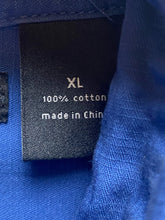 Load image into Gallery viewer, Sean John Shirt Adult Extra Large Blue Utility Flap Pockets Tailored Cargo Mens