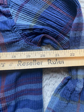 Load image into Gallery viewer, Prana Shirt Womens Small Blue Plaid Fillary Oversized Organic Cotton Ladies