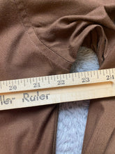 Load image into Gallery viewer, Francesco Smalto Shirt Adult 2XL XXL Brown Flip Cuffs Contrast Casual Dress Mens