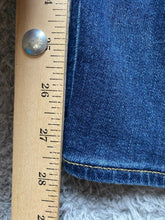 Load image into Gallery viewer, Lucky Brand Jeans Womens 12/31 (34x27) Blue Regular Fit Whiskered Tapered Denim