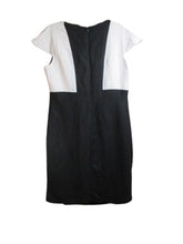 Load image into Gallery viewer, Ashley Stewart Dress Womens 16 Extra Large Colorblock Sheath Linen Rayon Ladies