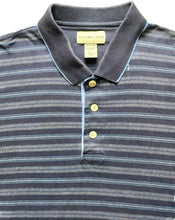Load image into Gallery viewer, Cutter & Buck Shirt Adult Extra Large Tall Preppy Casual Striped Golf Polo Mens