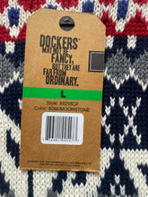 Load image into Gallery viewer, Dockers Sweater Adult Large Snowflake Christmas Dad Grandpa Outerwear Mens NWT