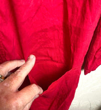 Load image into Gallery viewer, Eileen Fisher Dress Womens Small Red Viscose Spandex Pockets Ladies