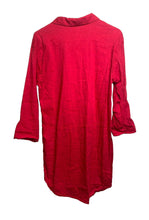 Load image into Gallery viewer, Eileen Fisher Dress Womens Small Red Viscose Spandex Pockets Ladies